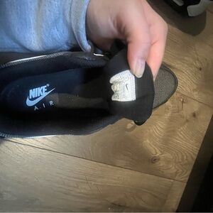 Nike Air Black and Gray Sneakers